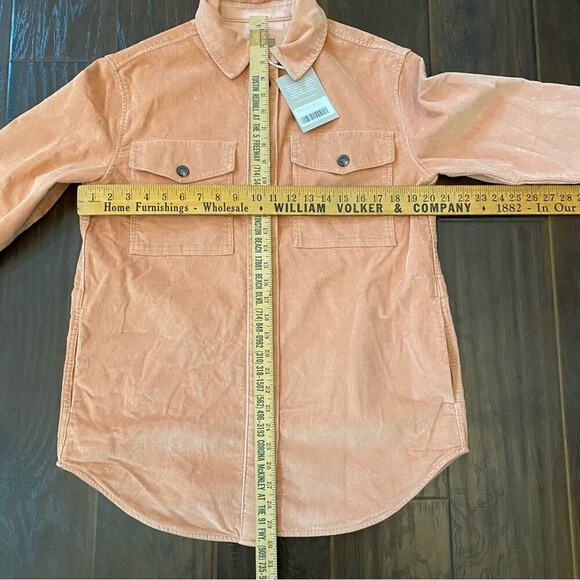 NWT Everlane Women’s Corduroy Button Up Long Sleeve Jacket cool Salmon 🍣 color - Picture 8 of 11